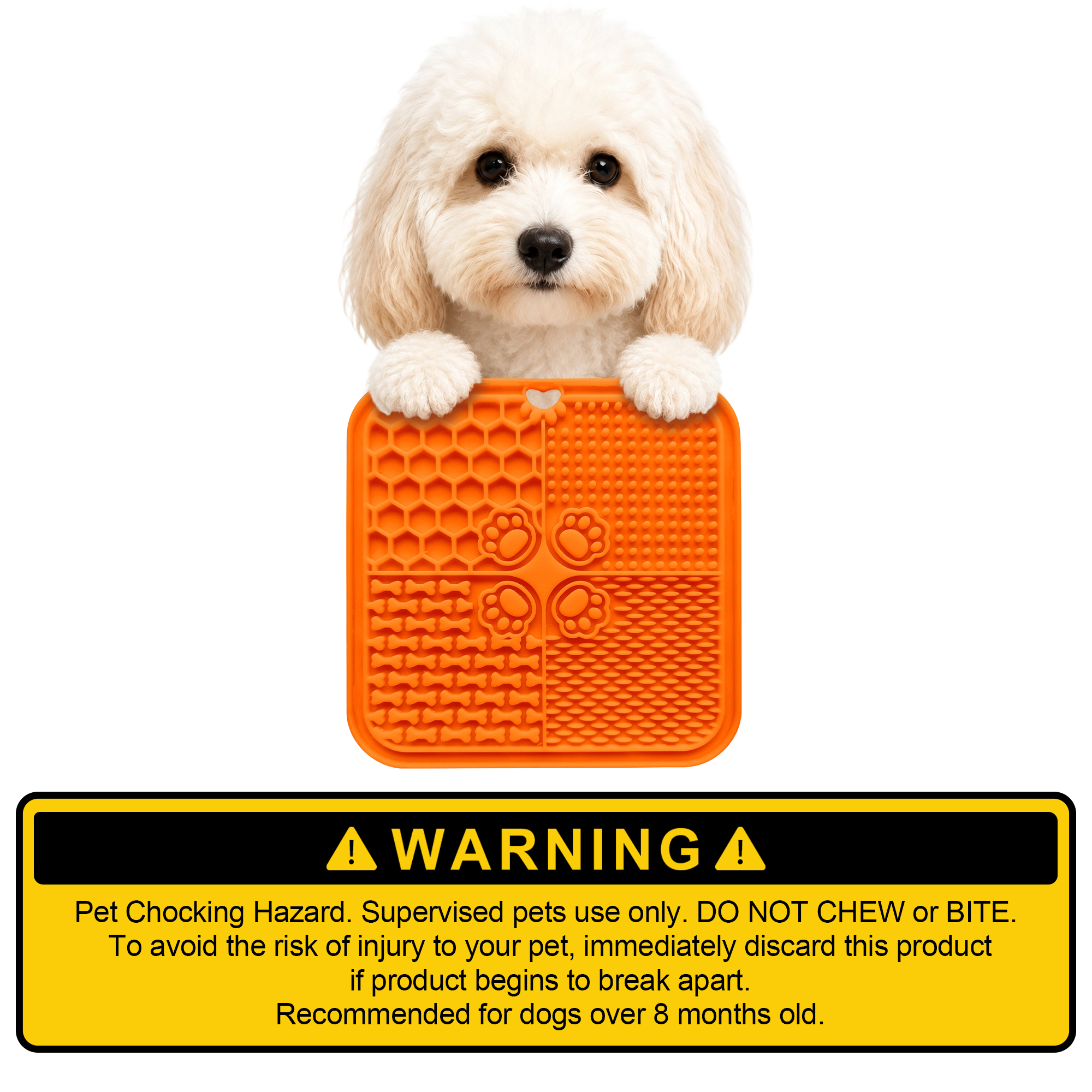 4-Section Dog Enrichment Lick Mat