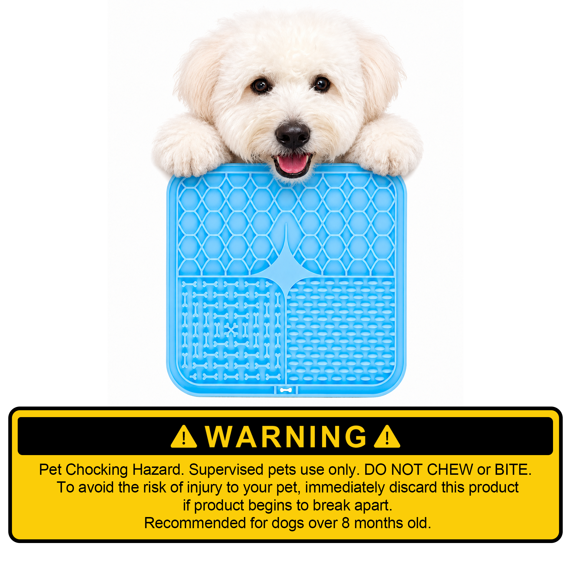 3-Section Dog Enrichment Lick Mat