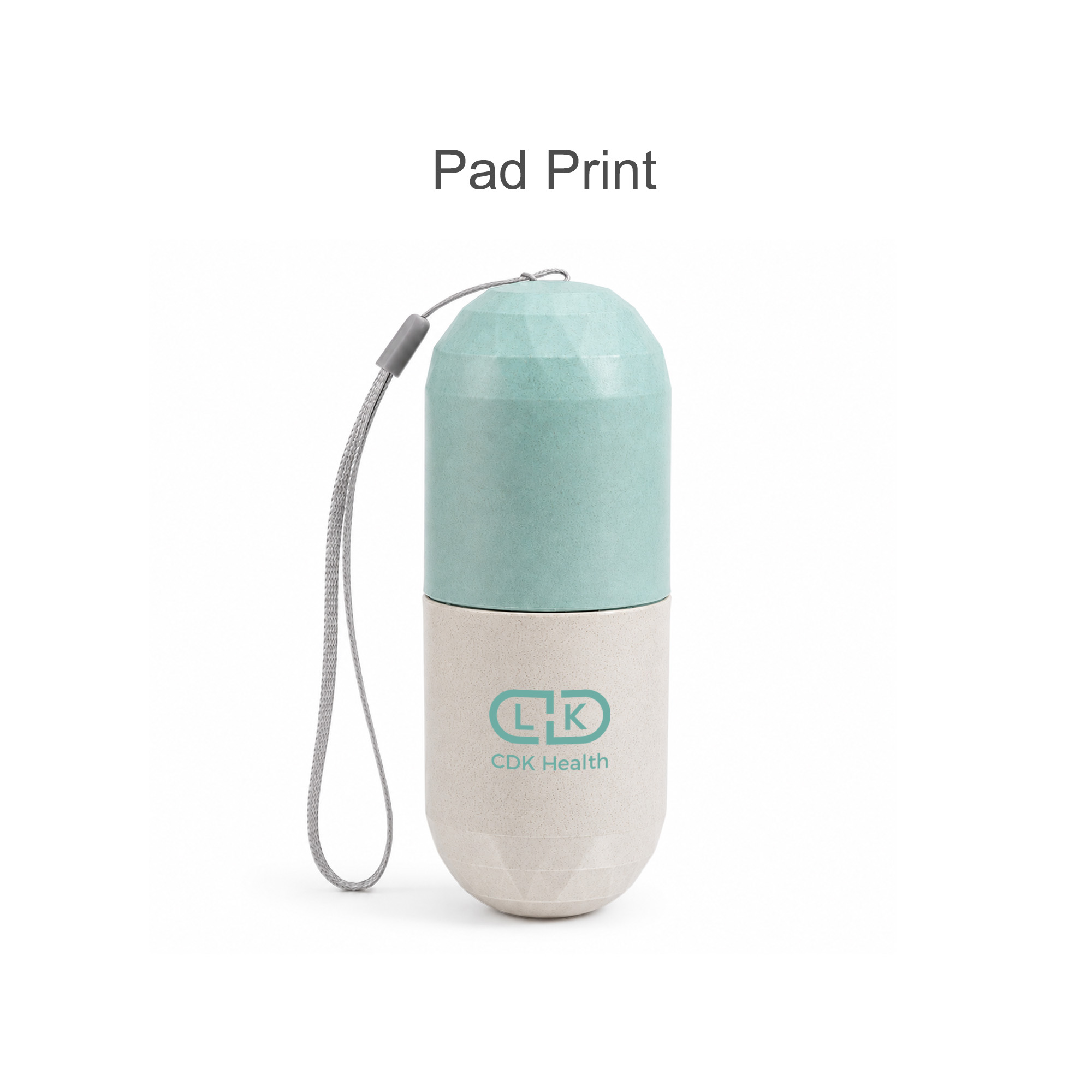 Wheat Straw Capsule Shape Pills Organizer