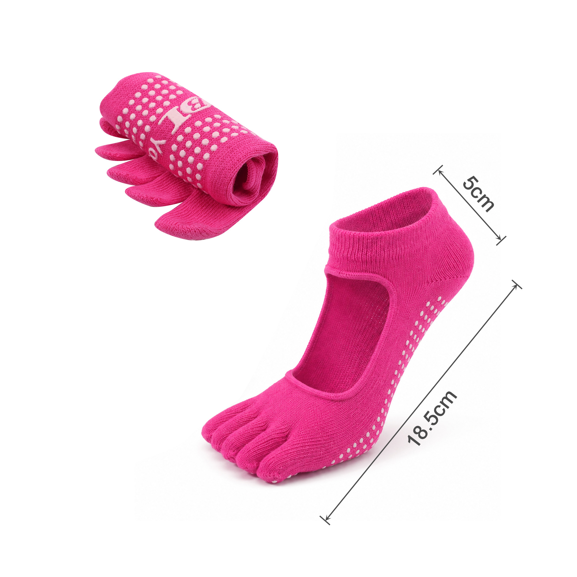 Open Top Yoga Toe Socks