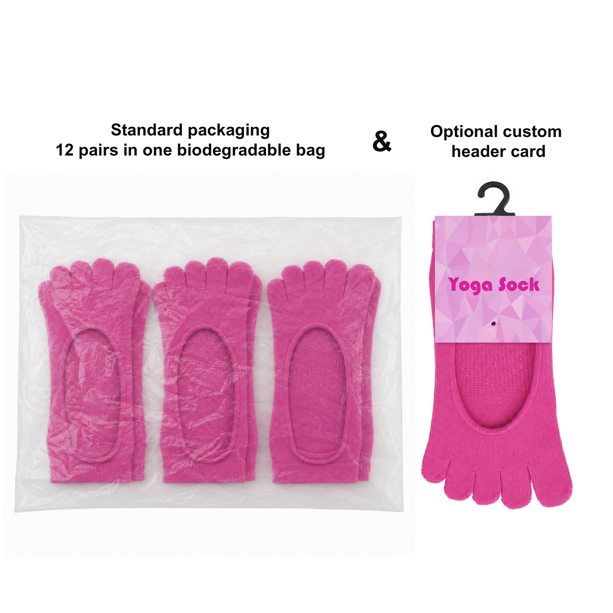 Open Top Yoga Toe Socks