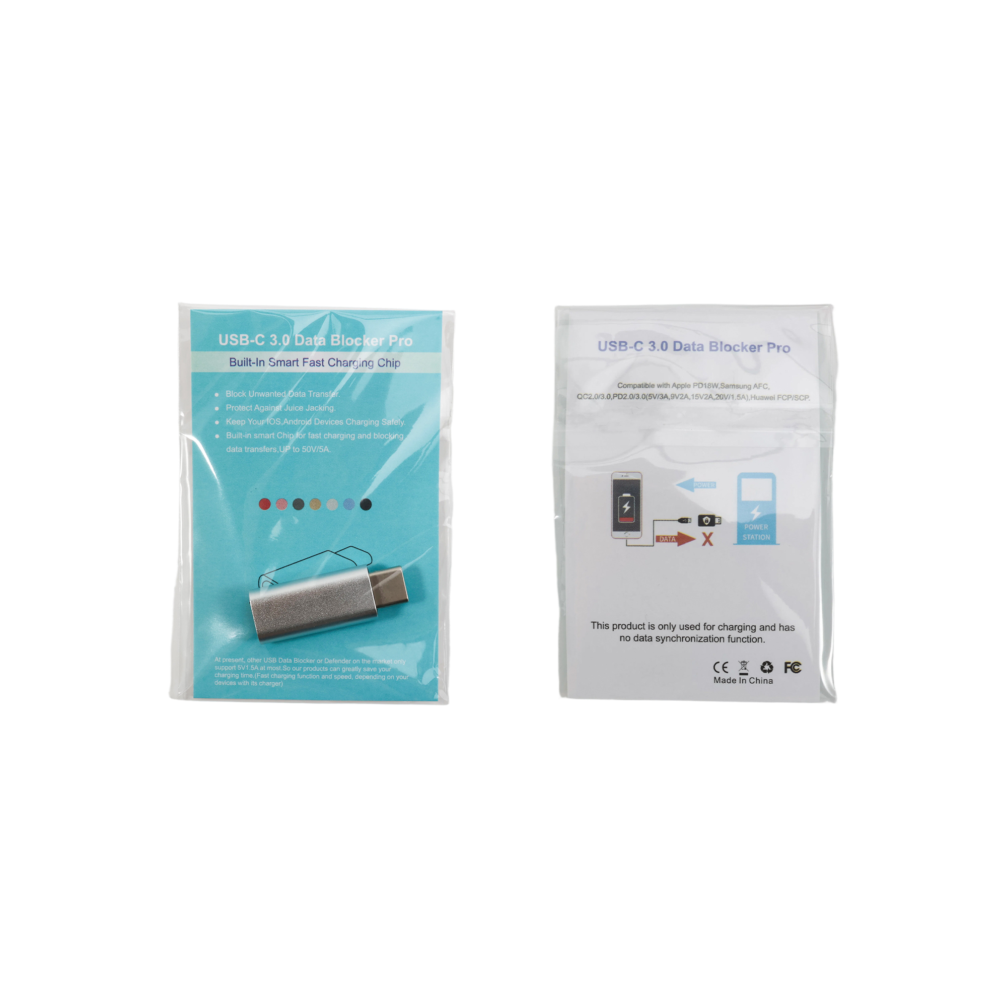 C to C USB Data Blocker (Fast Charge)