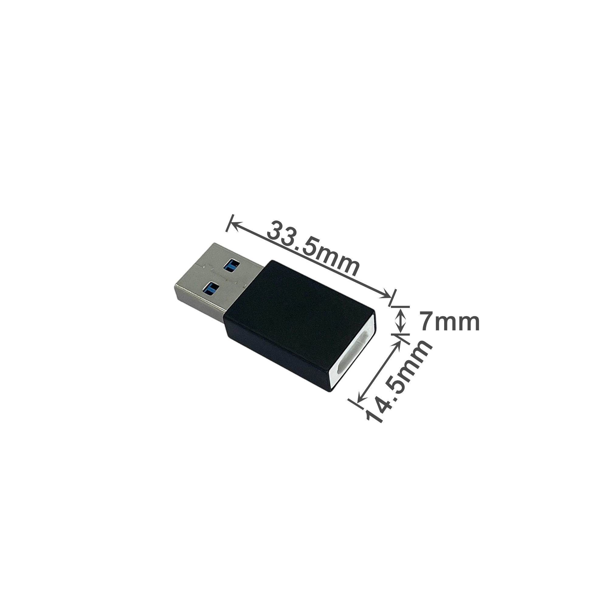 A to C USB Data Blocker (Std Charge)