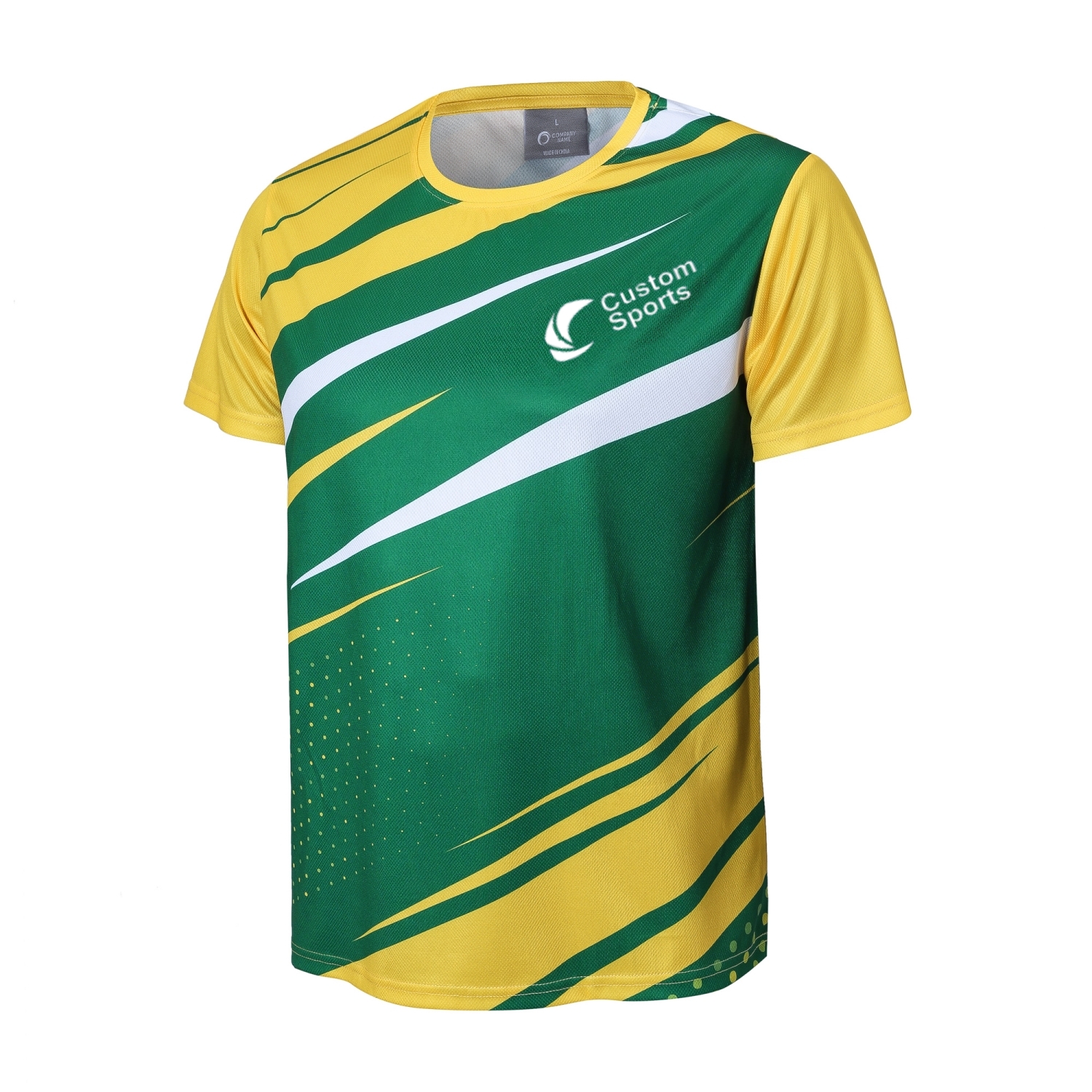 100% Polyester Sublimated Sports Tee Shirt