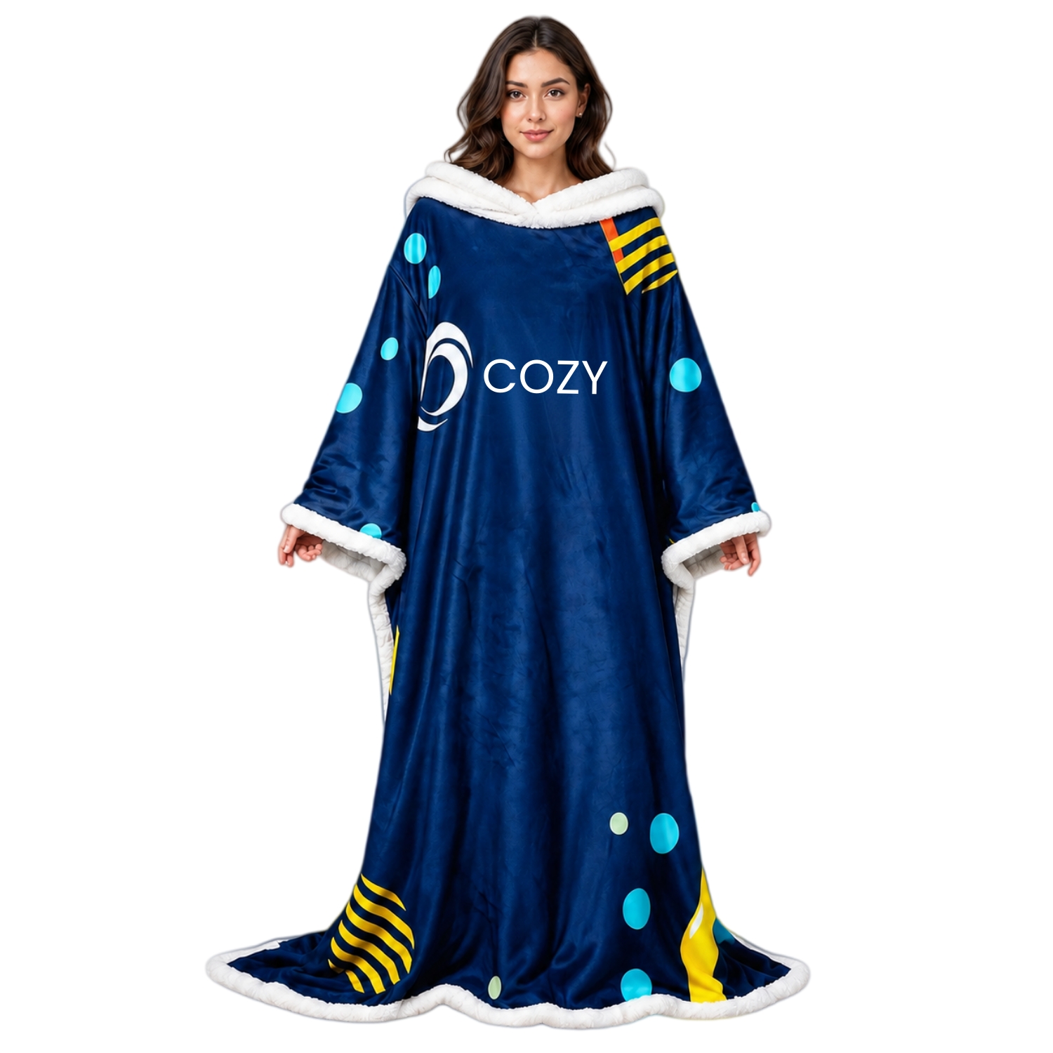 Premium 100% Polyester Sublimated Front Wear Blanket