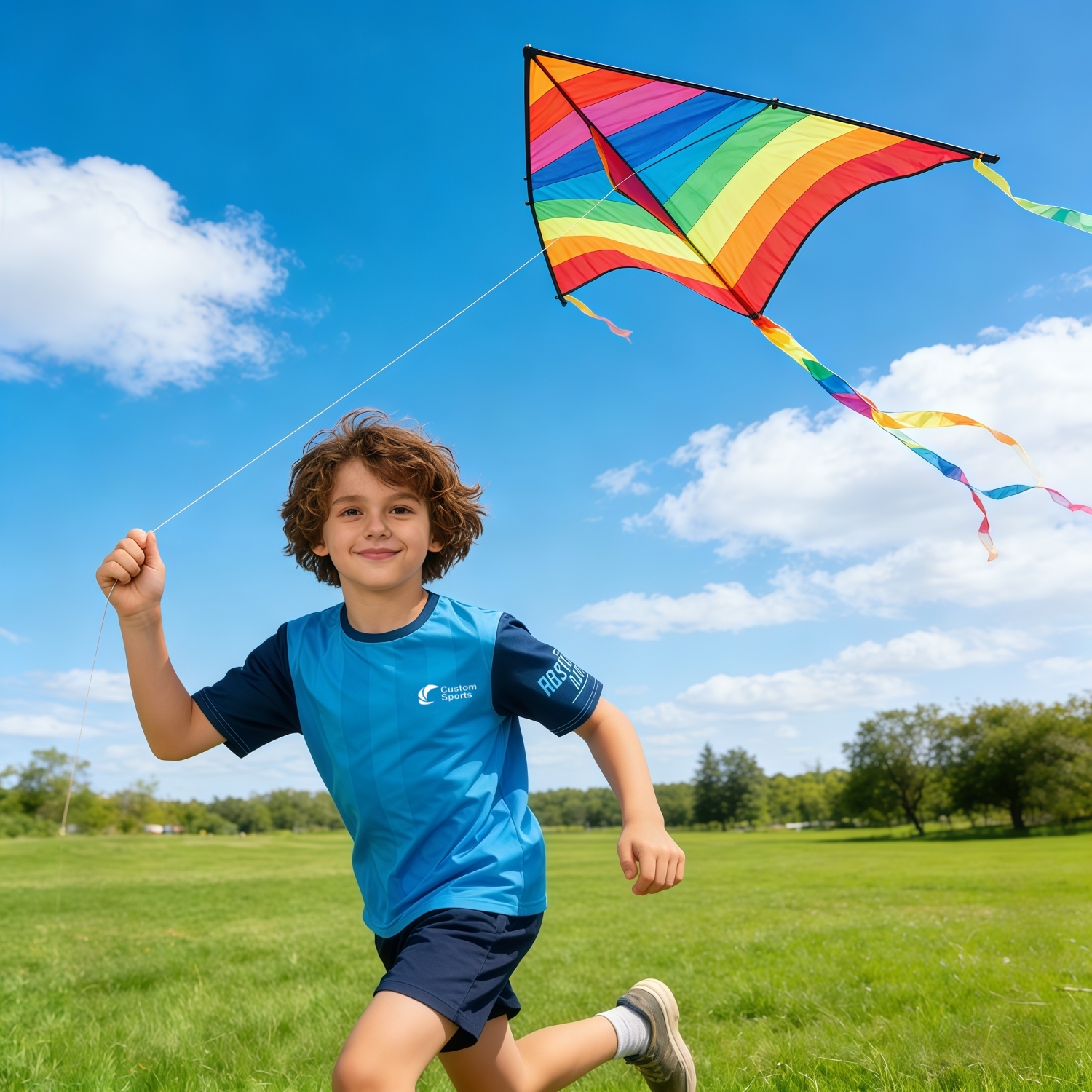 Kid's 100% Polyester Sublimated Tee Shirt in 100% polyester micro mesh, 150gsm, a branded polos & shirts printed with your logo (view 2)