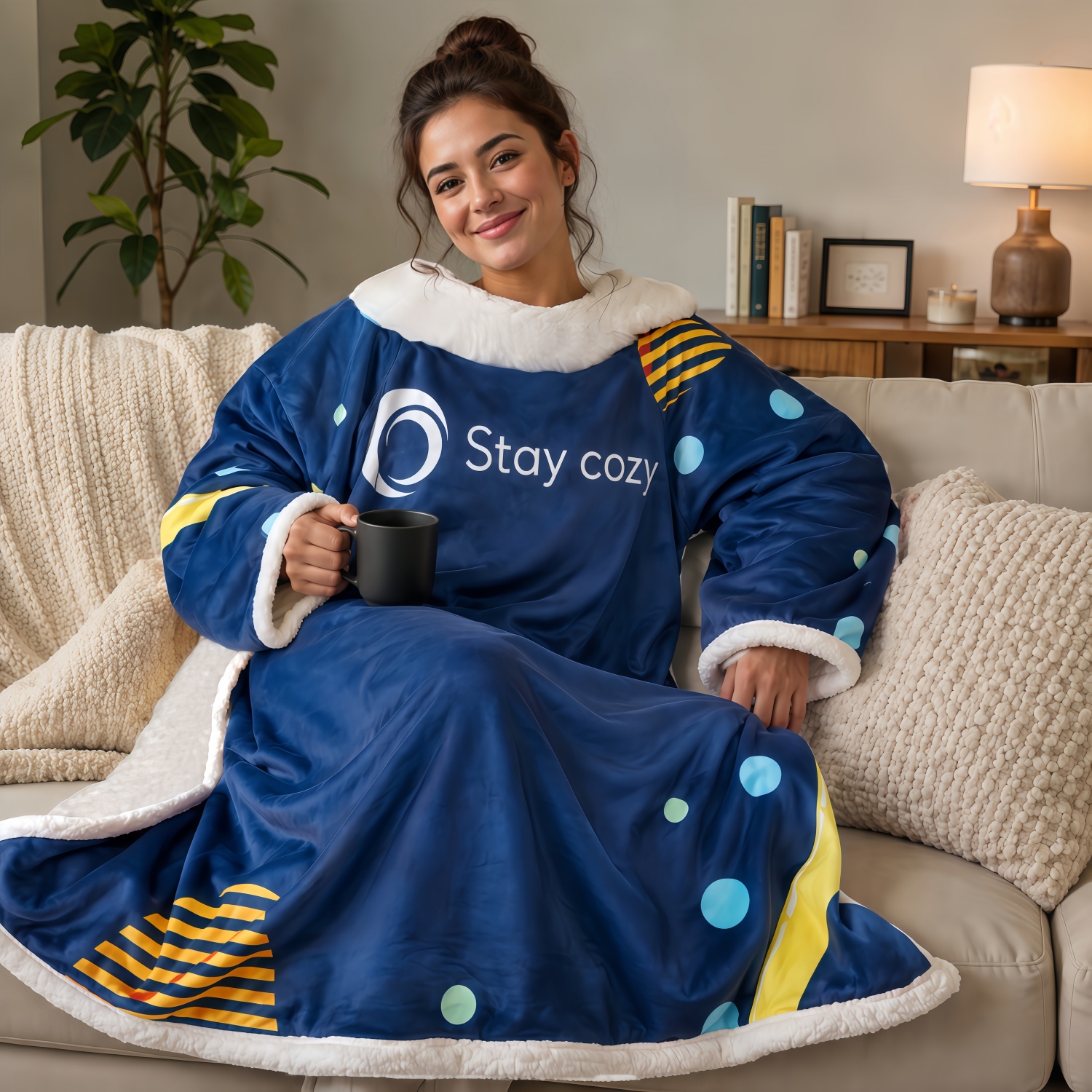 Premium 100% Polyester Sublimated Front Wear Blanket
