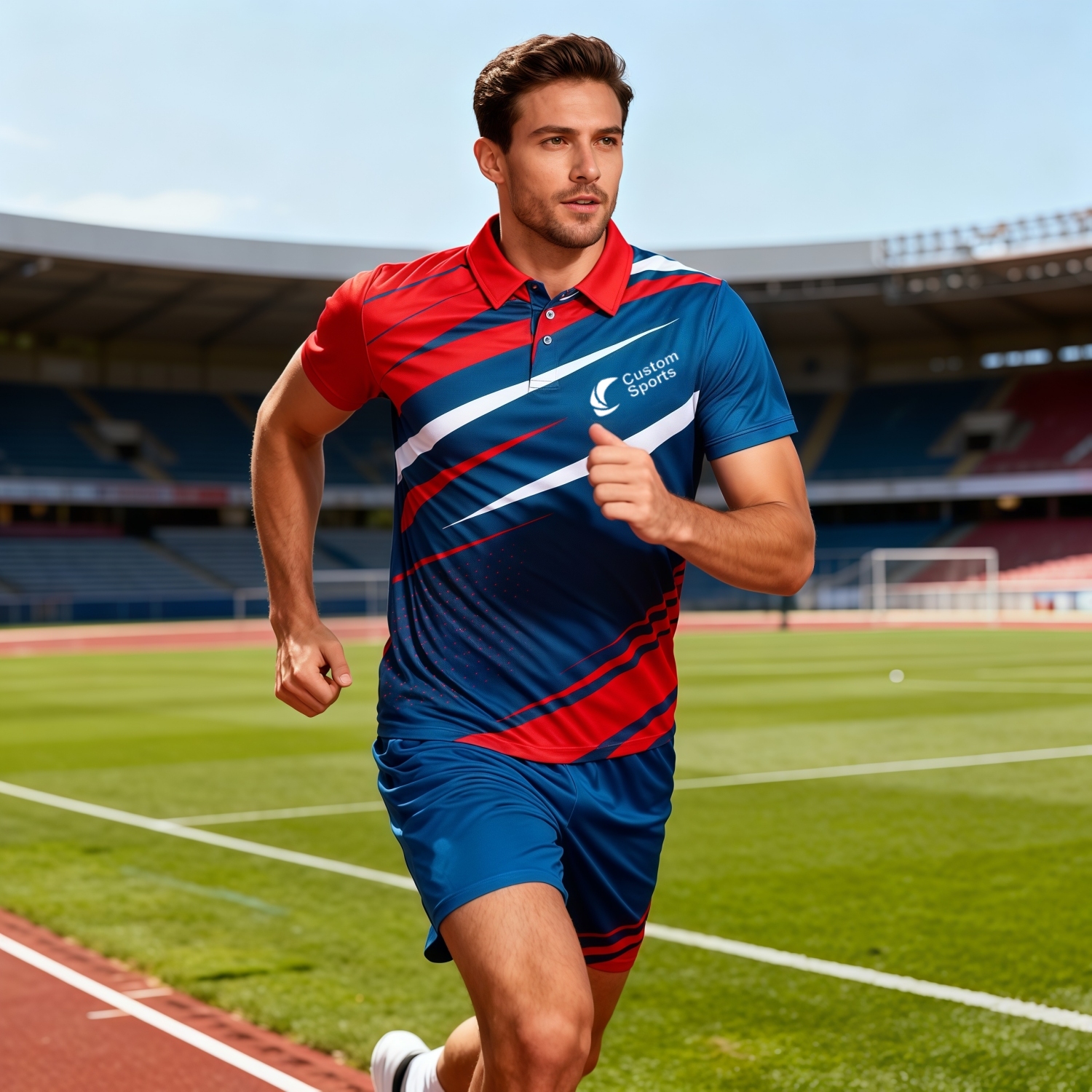 Unisex Adults 100% Polyester Sublimated Soccer Shorts
