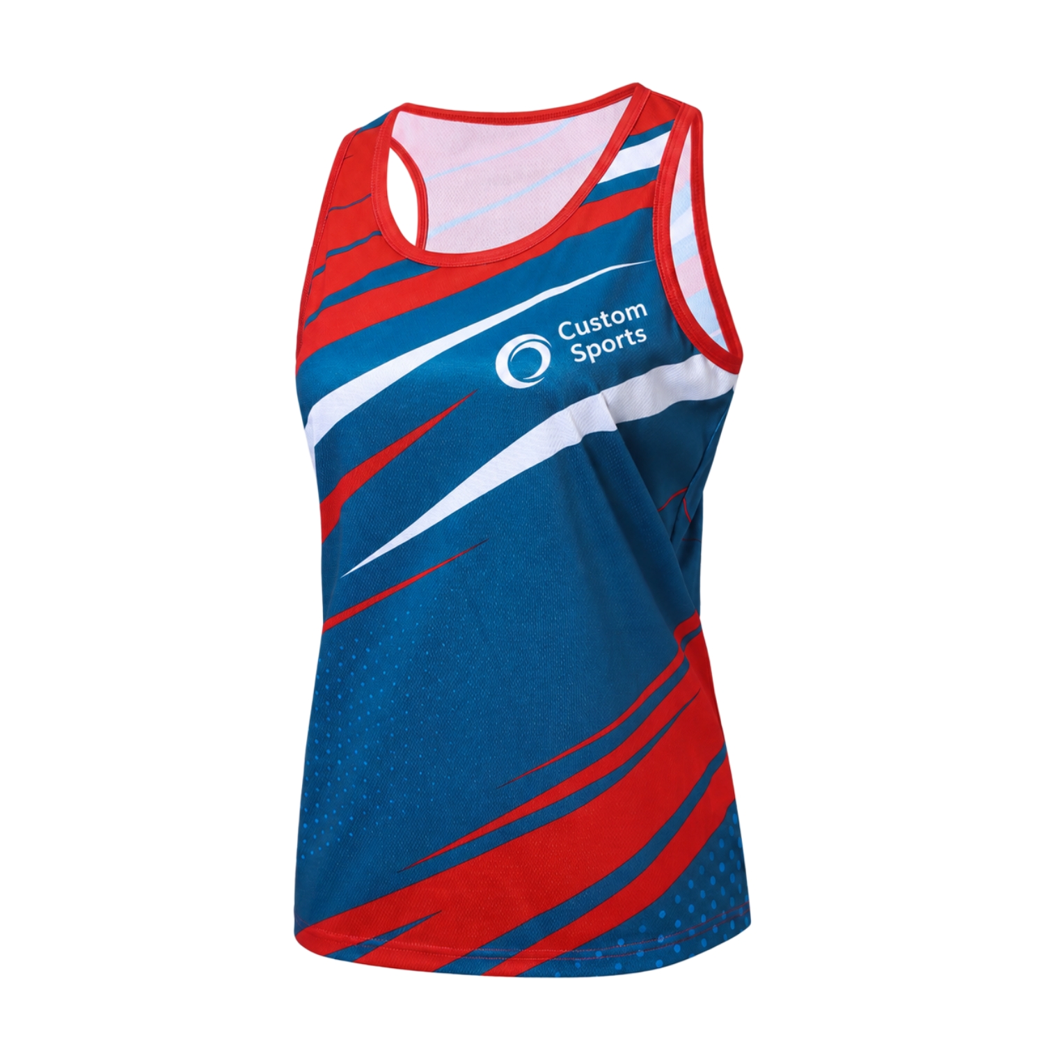 100% Polyester Sublimated Sports Singlet