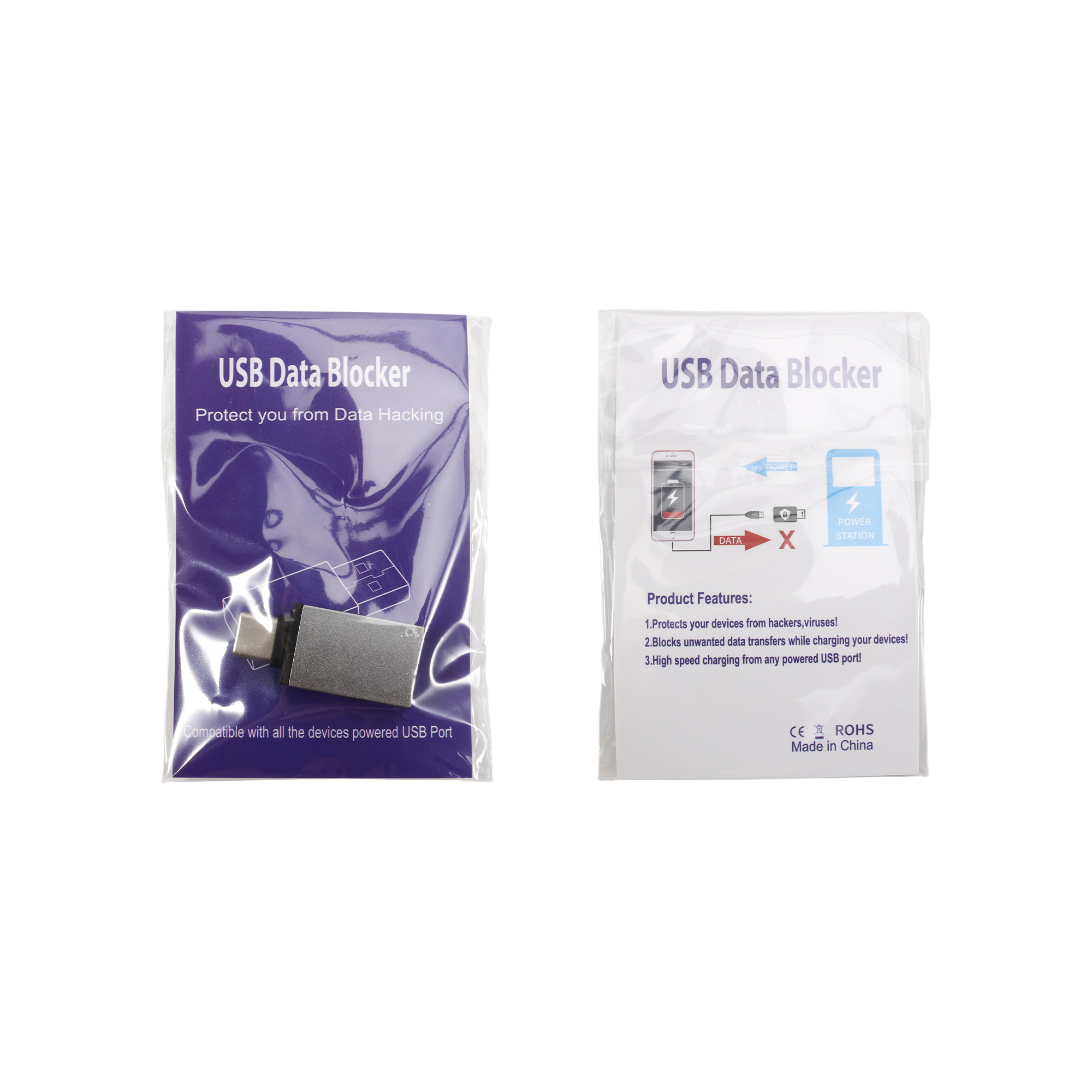 C to A USB Data Blocker (Std Charge)