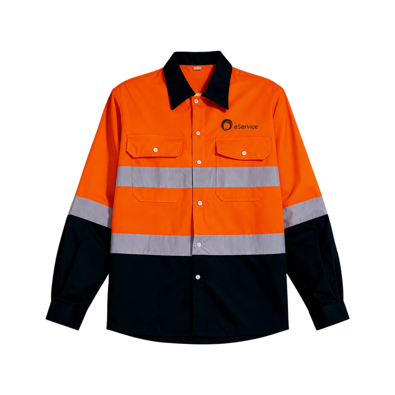 Unisex Cotton Hi-Vis Reflective L/S Shirt