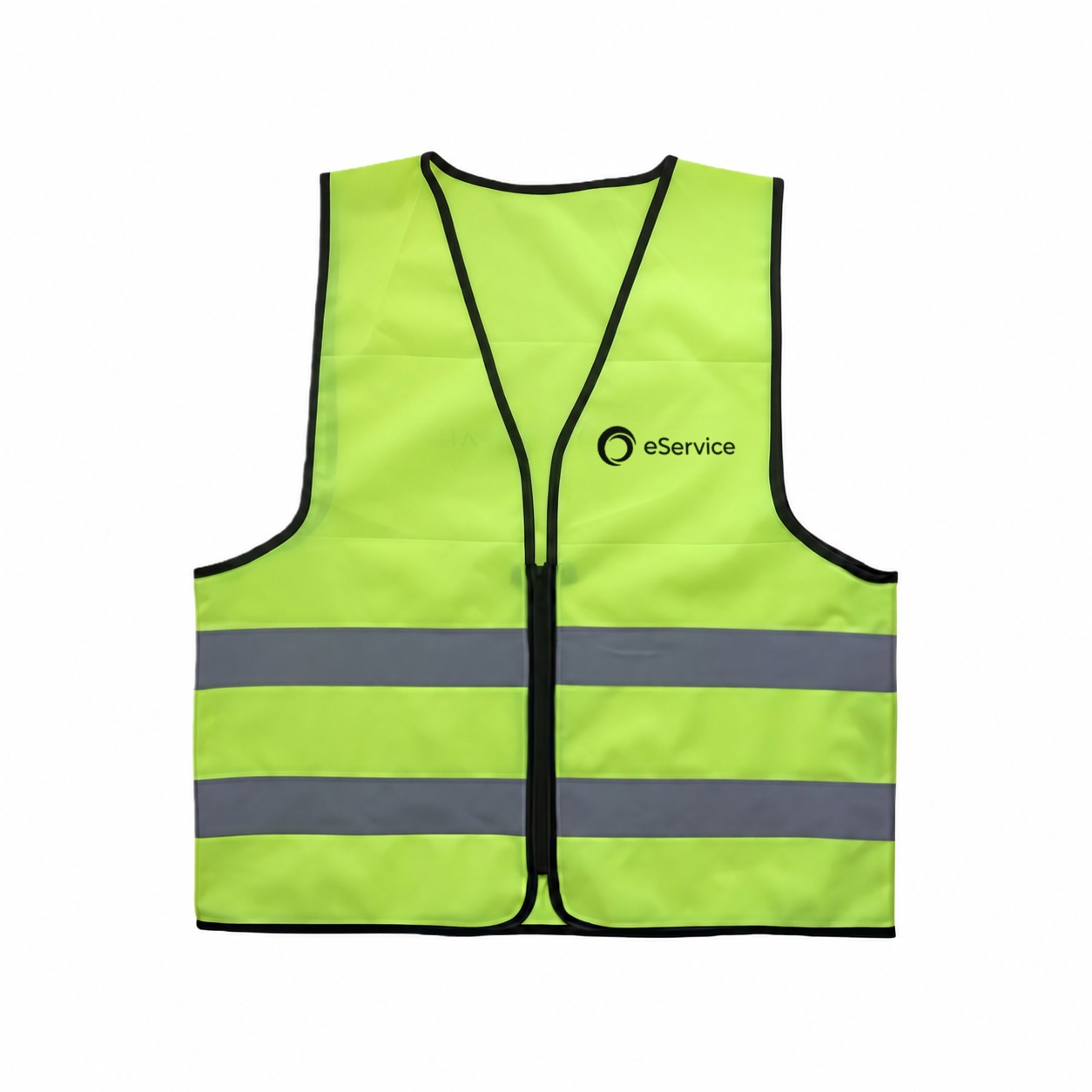 Unisex Adults Classic Hi-Vis Vest with Horizontal Reflective Tape