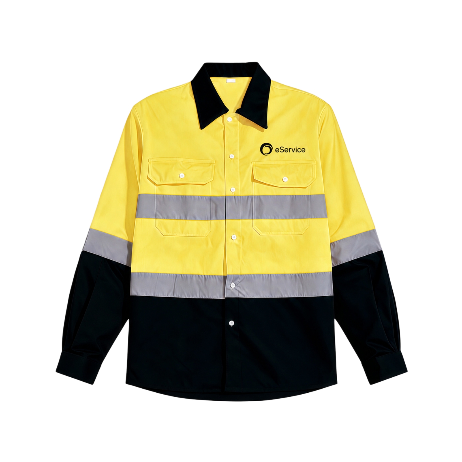 Unisex Cotton Hi-Vis Reflective L/S Shirt