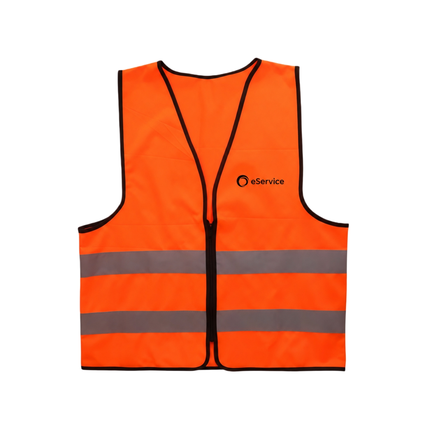 Unisex Adults Classic Hi-Vis Vest with Horizontal Reflective Tape