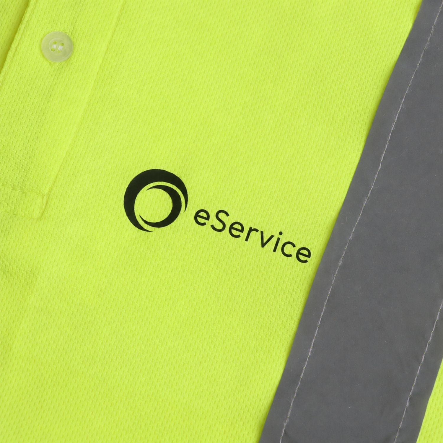 Unisex Polyester Hi-Vis Reflective S/S Polo
