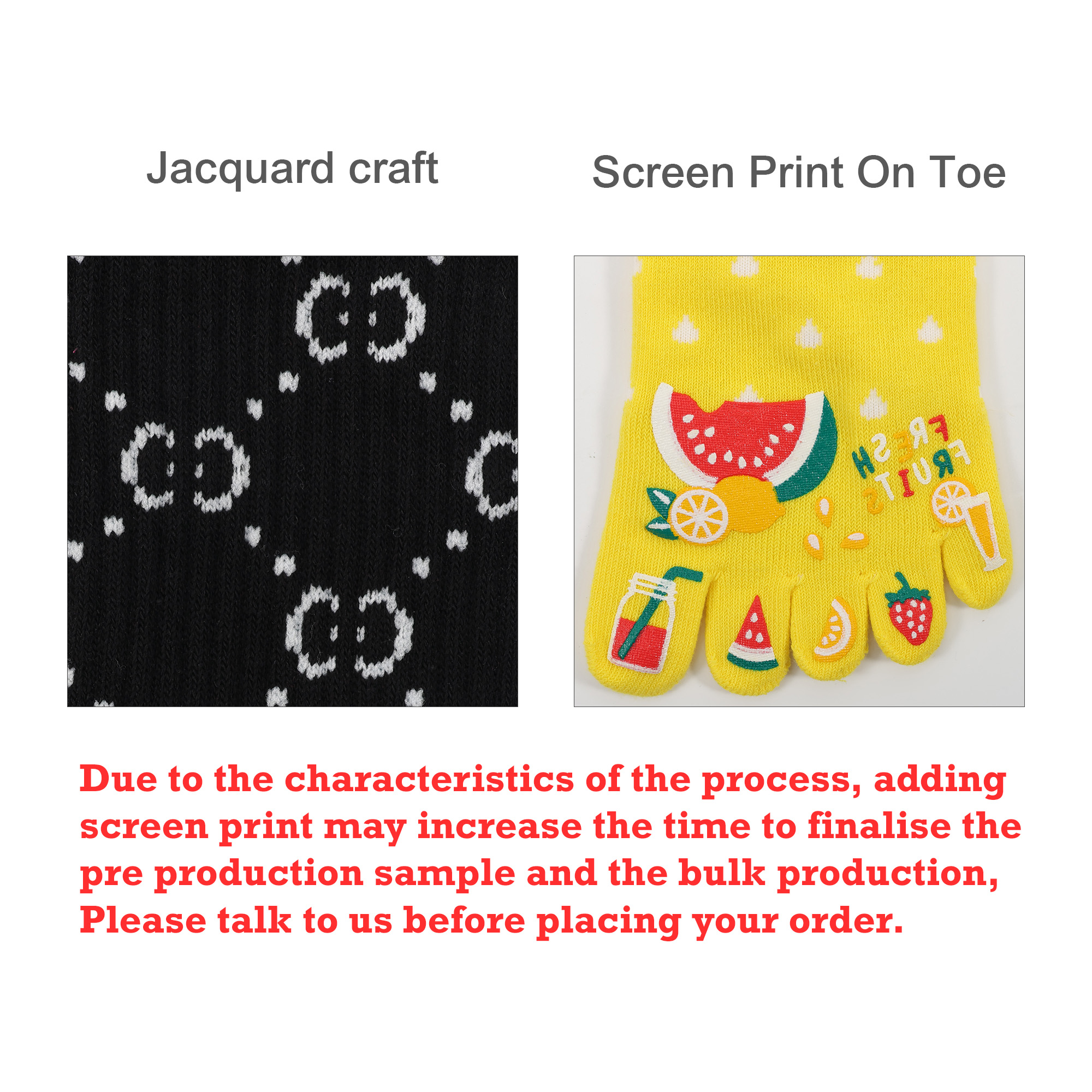 Crew Custom Sport Toe Socks