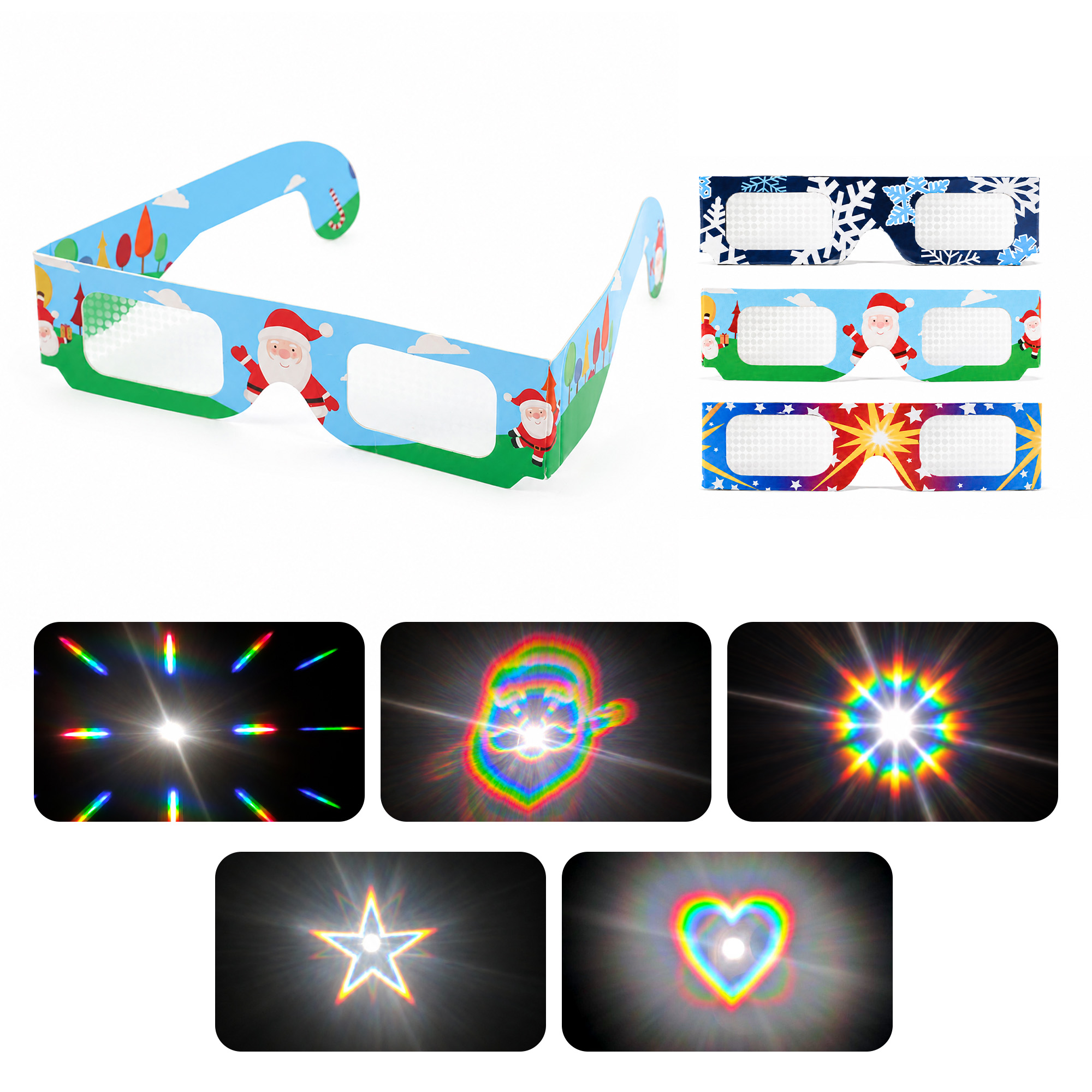 Paper Diffraction Glasses