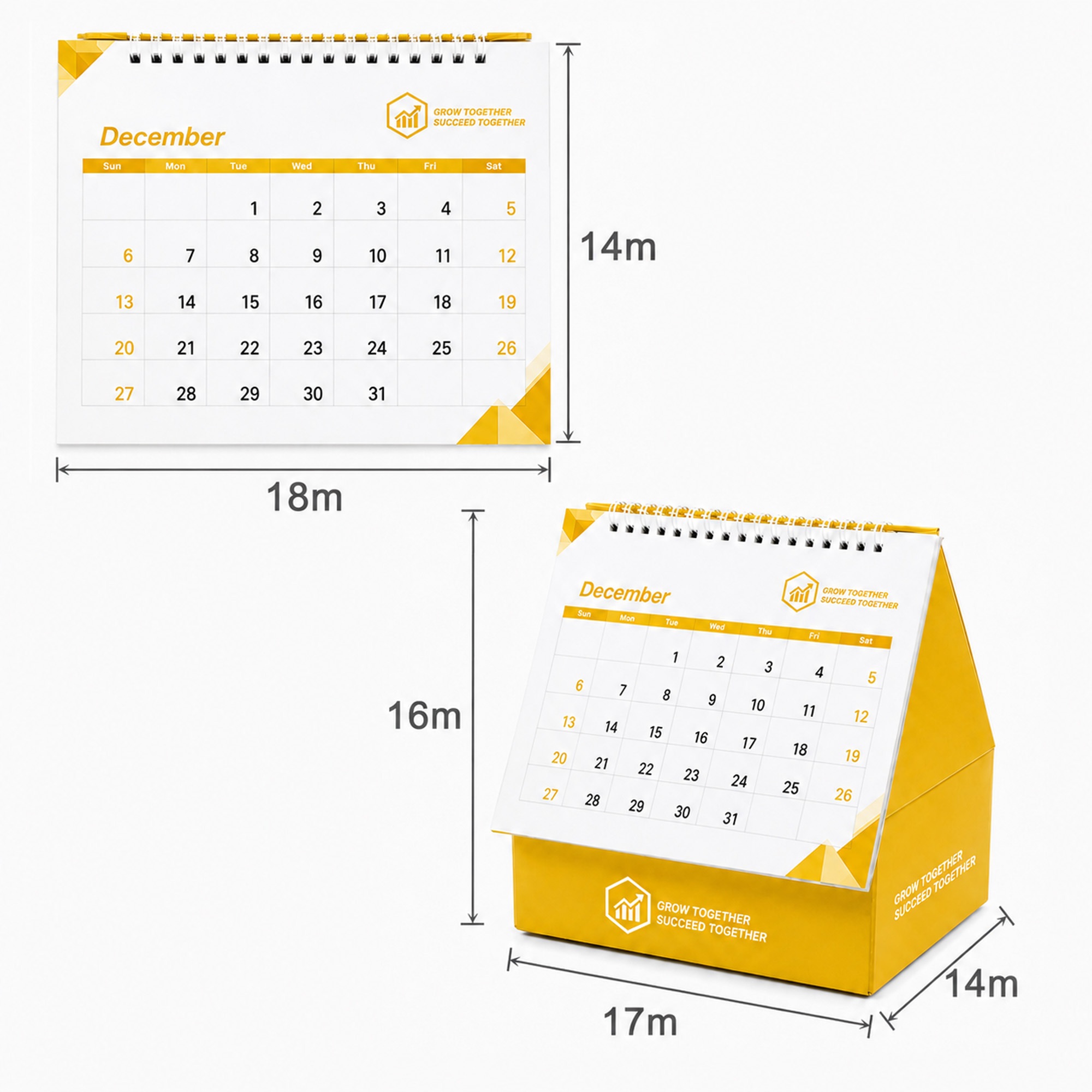 Desk Calendar With Organizer