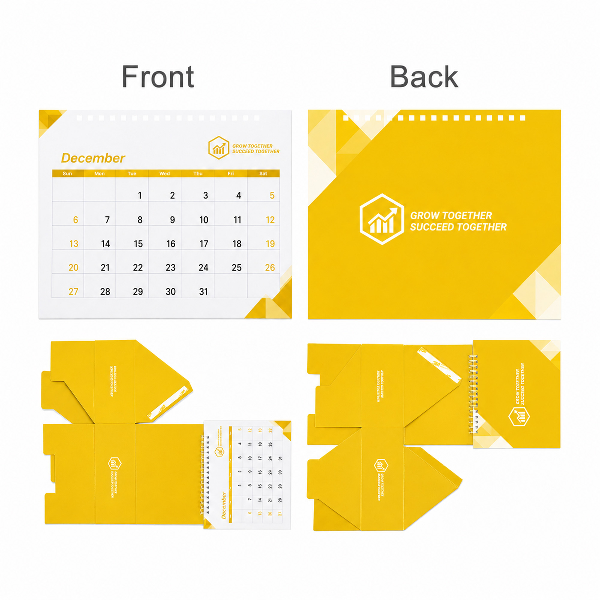 Desk Calendar With Organizer