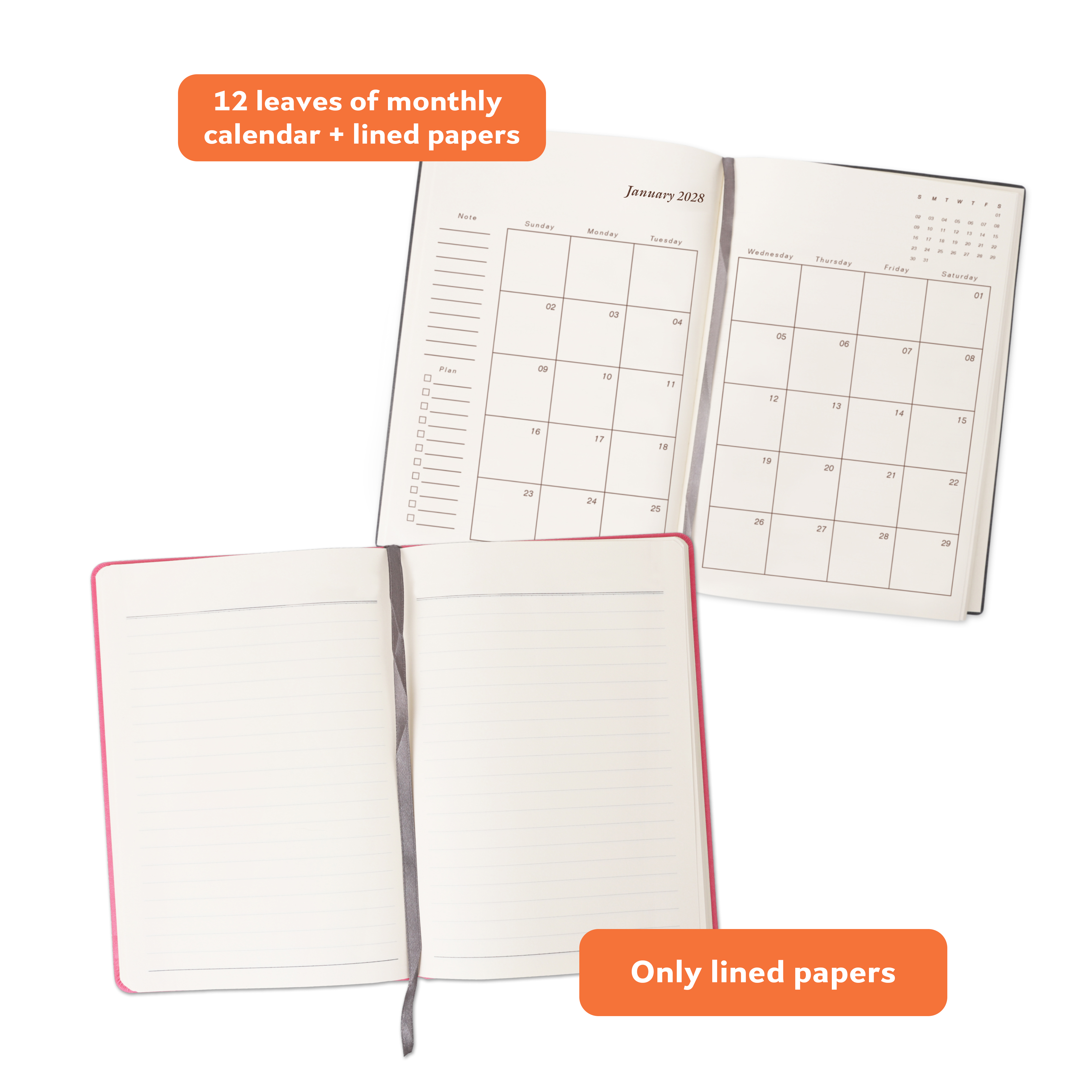 A5 Full Colour Cardboard Cover Notebook