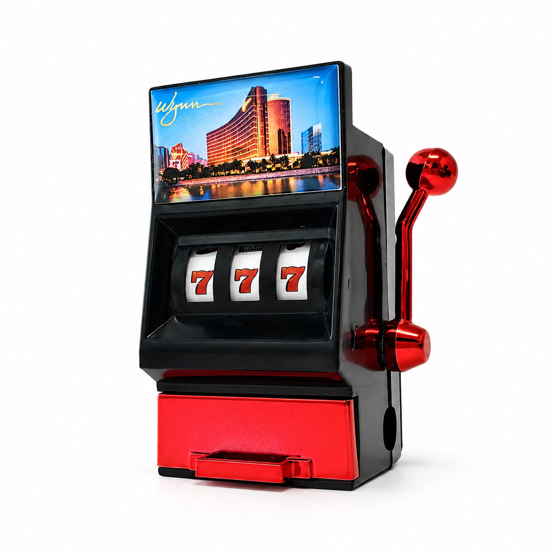 777 Slot Machine Fridge Magnet with Sharpener