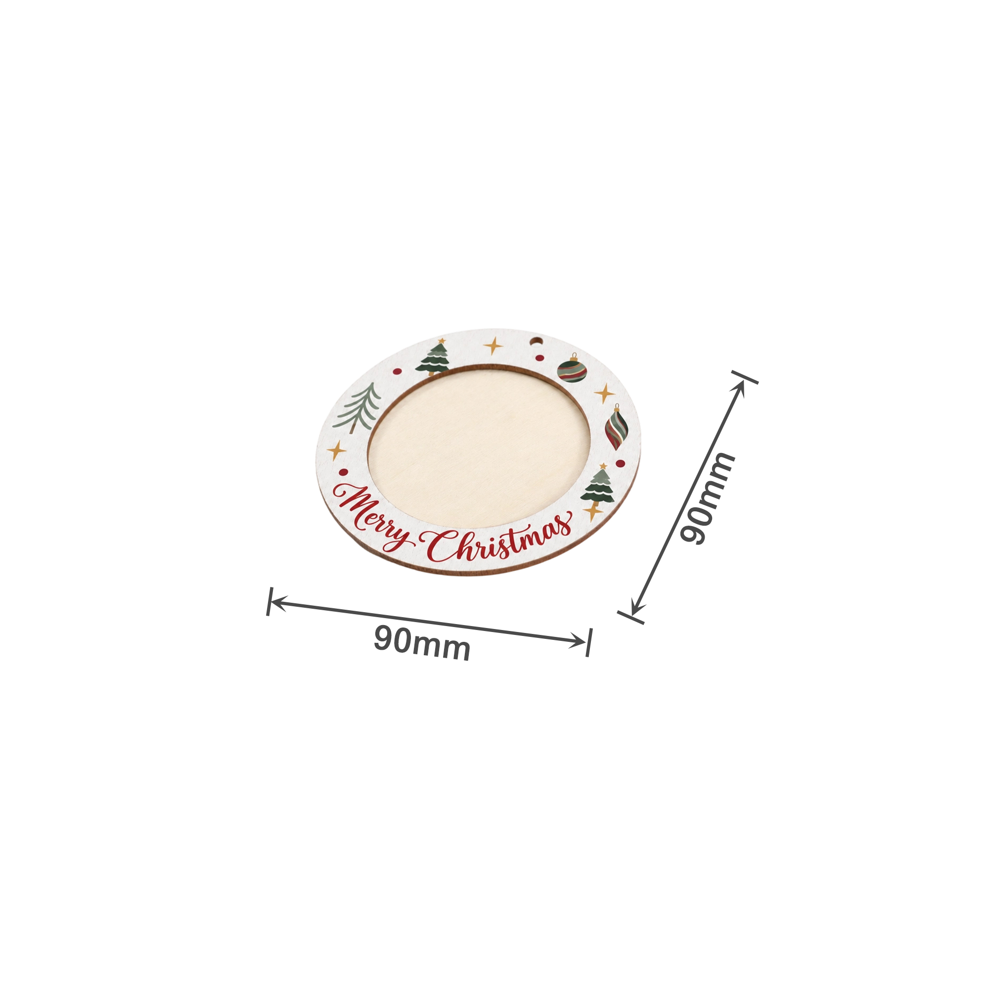Custom Shape Wooden Ornament