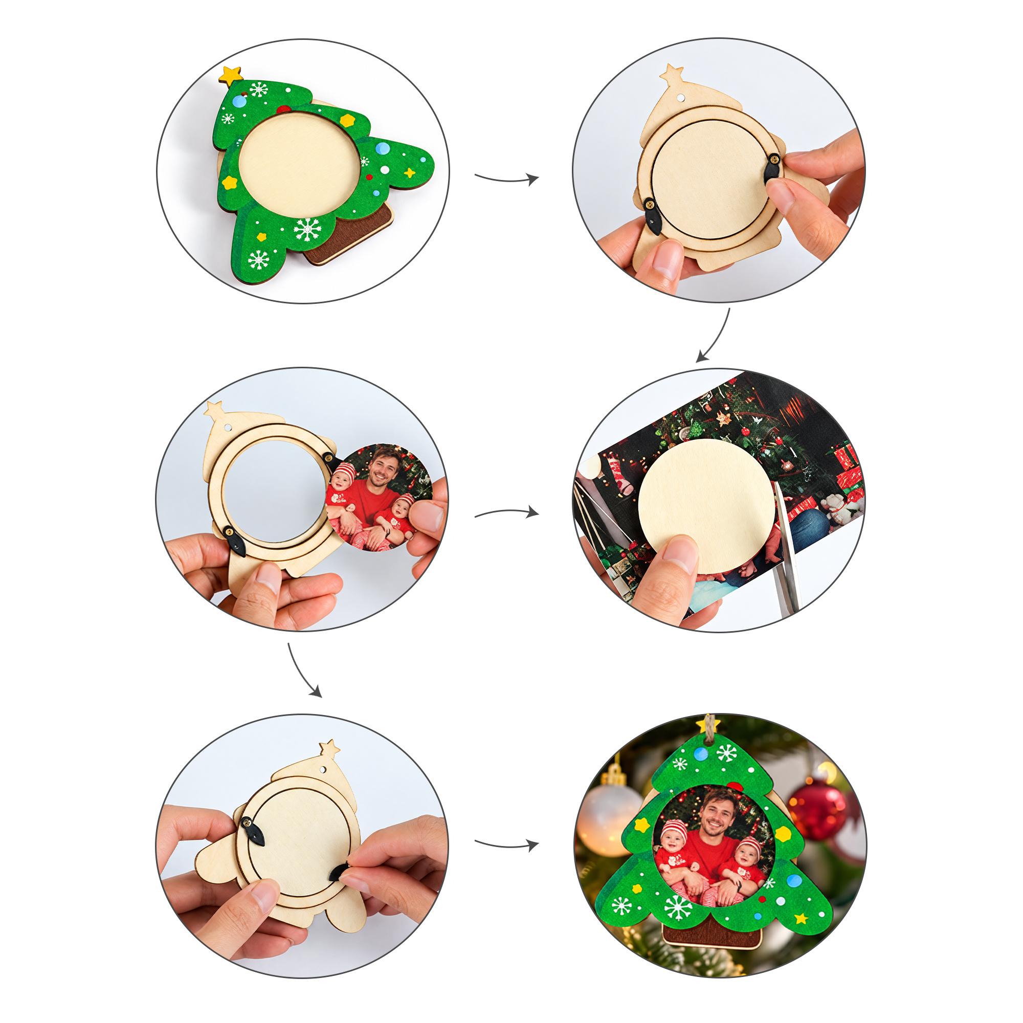 Custom Shape Wooden Ornament