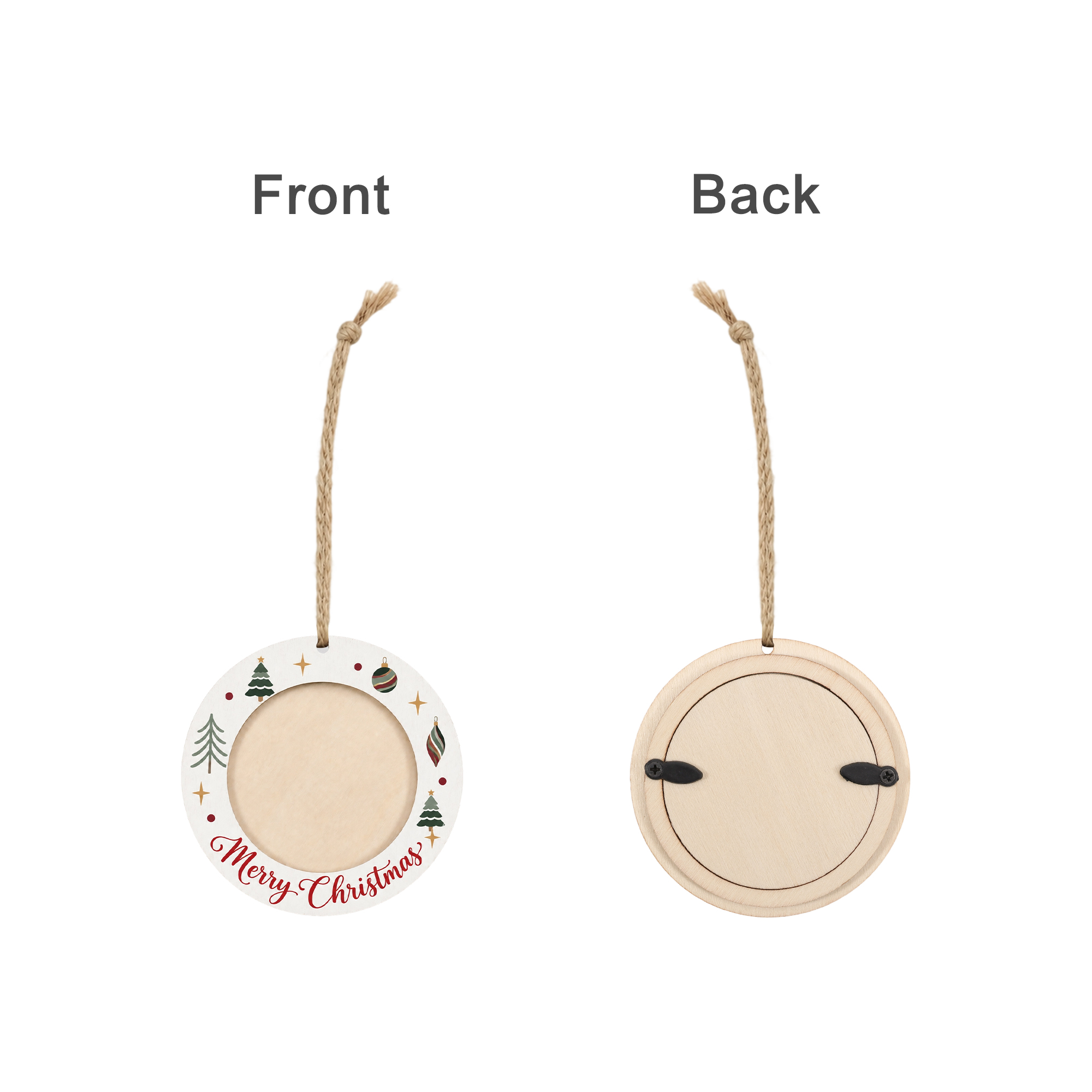 Custom Shape Wooden Ornament