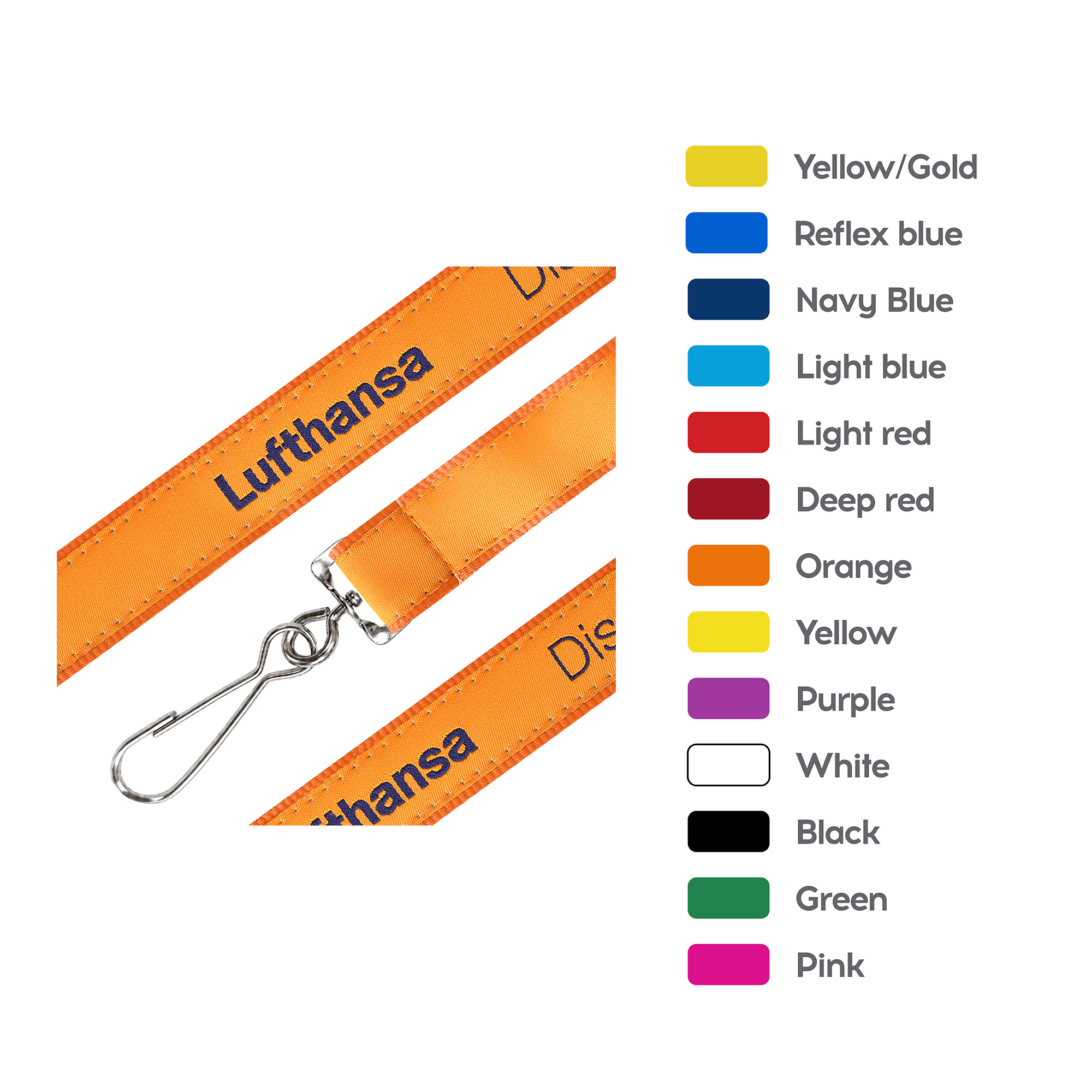 Detailed Woven Lanyard