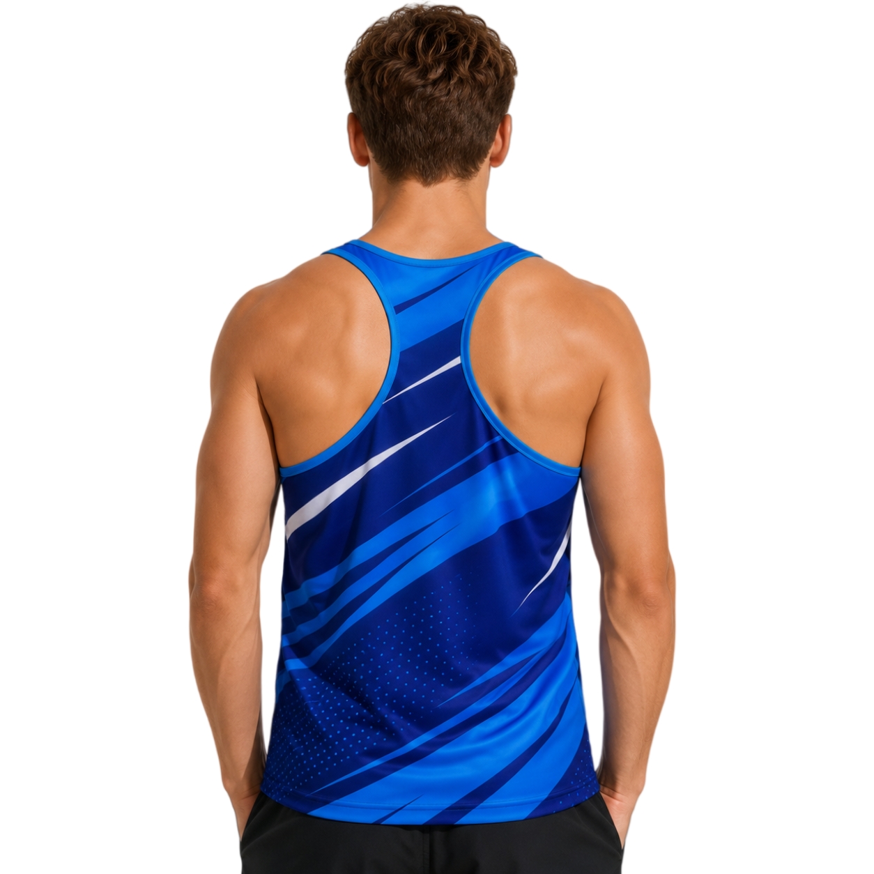 100% Polyester Sublimated Sports Singlet