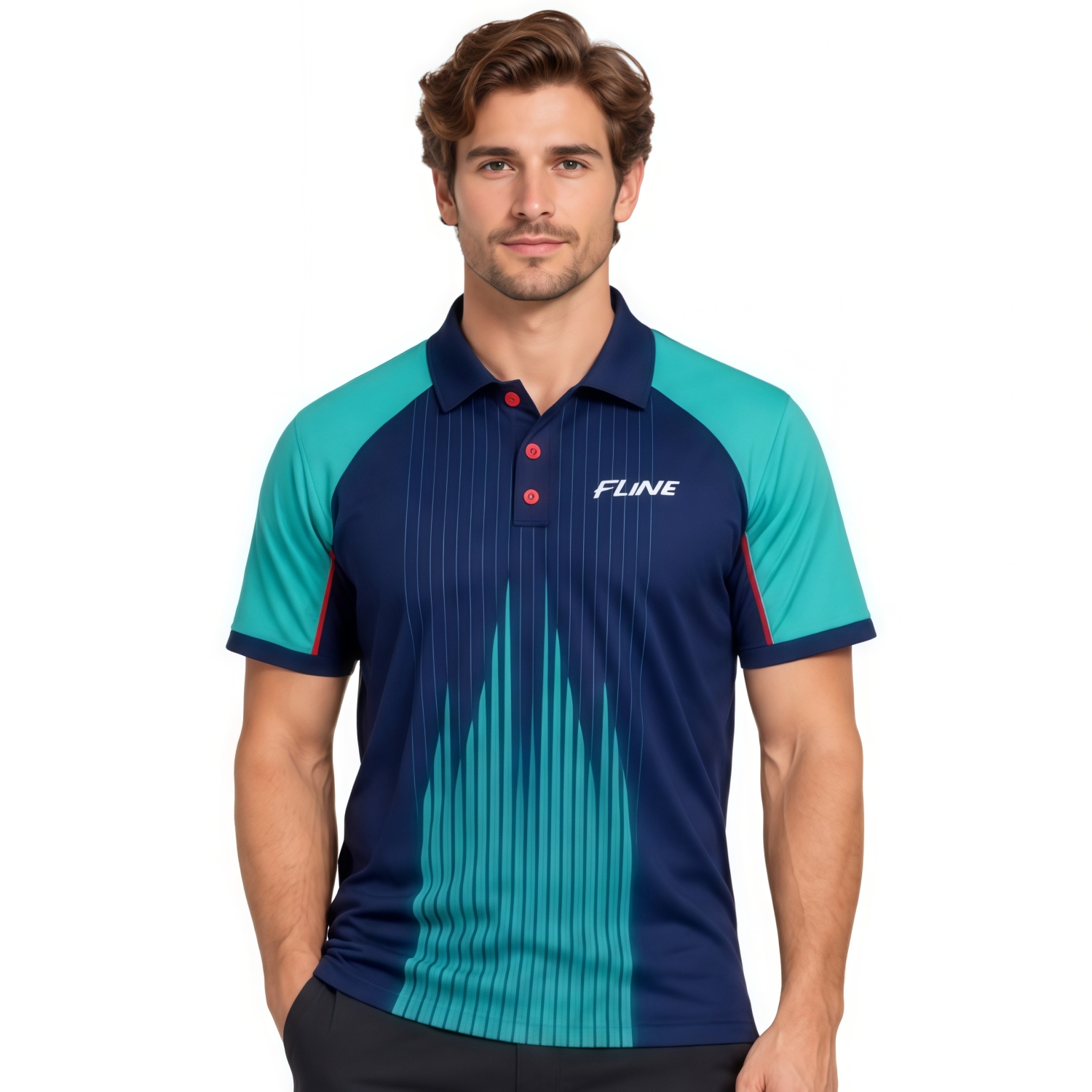 100% Polyester Micro Mesh Sublimated Raglan POLO