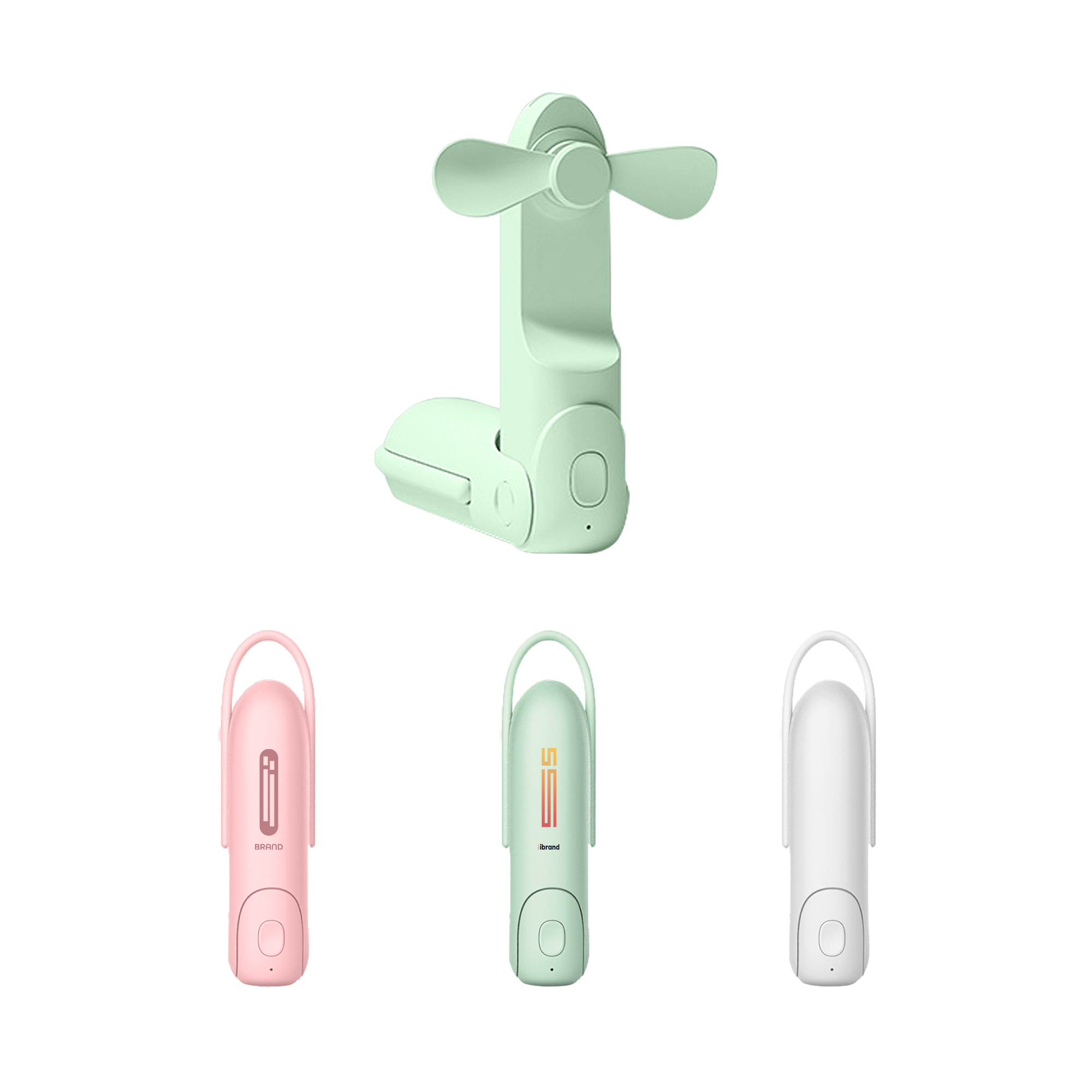 USB Handheld Mini Fan With Flashlight